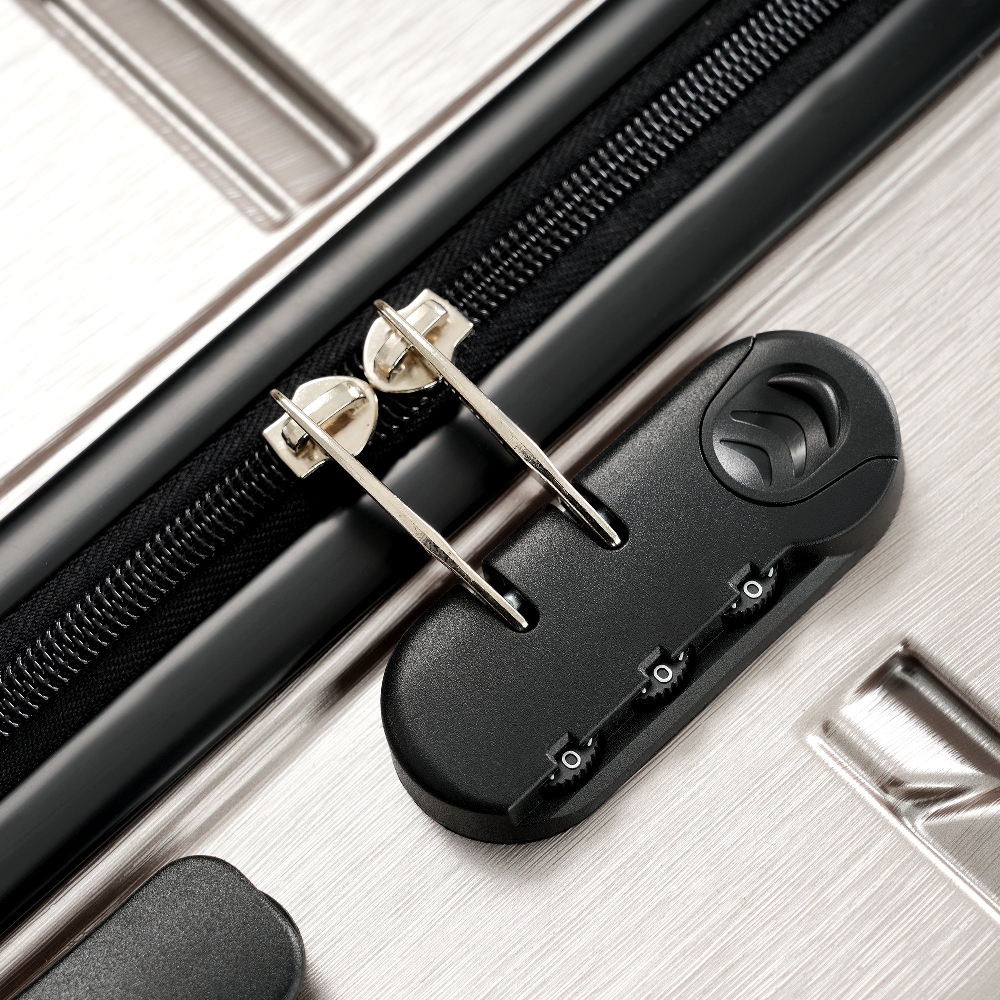 Hardshell Luggage Set 3 Piece, Durable ABS+PC Travel Suitcase with