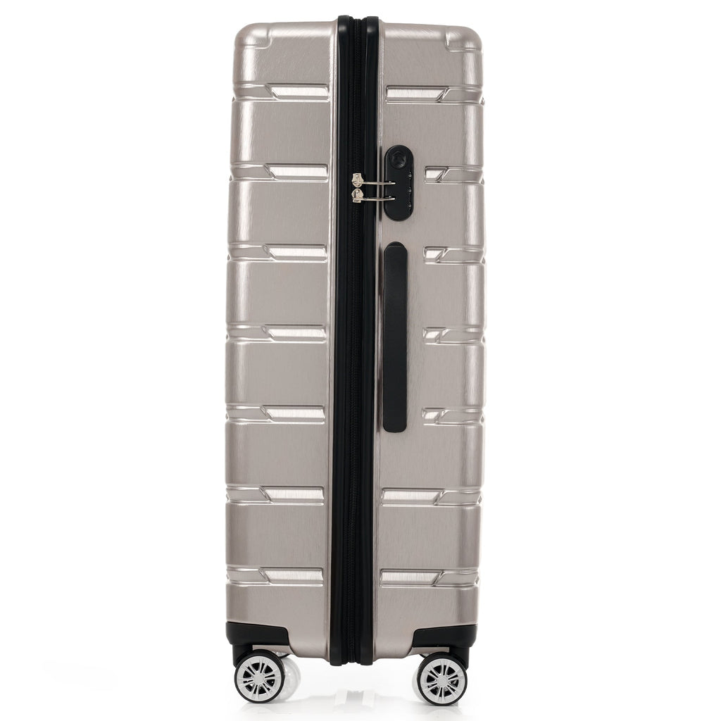 Hardshell Luggage Set 3 Piece, Durable ABS+PC Travel Suitcase with